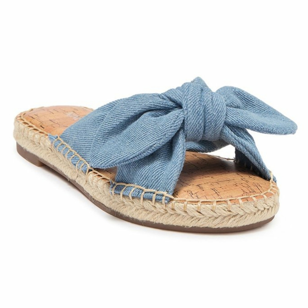 Nine West Light Denim Sandals size 11